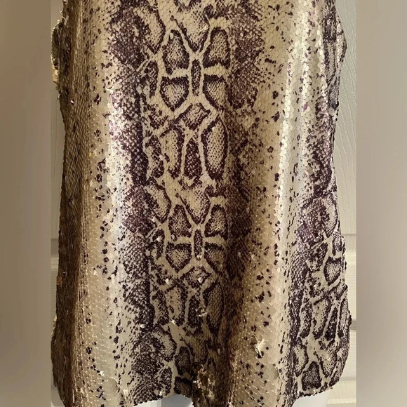 Maven West Python Sequin‎ Tank Top size XS NWT - Picture 8 of 10